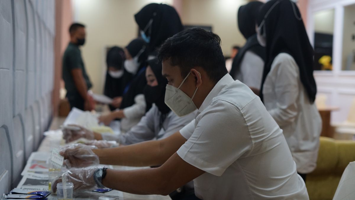 Pelaksanaan Tes Urine di Pengadilan Tinggi Gorontalo