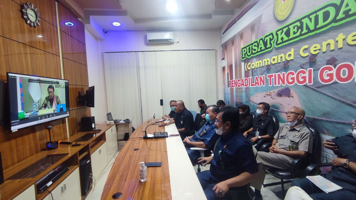 Pengadilan Tinggi Gorontalo Mengikuti Diskusi Panel “Penerapan Konsep Keadilan Restoratif oleh Pengadilan di Indonesia dan di Belanda”