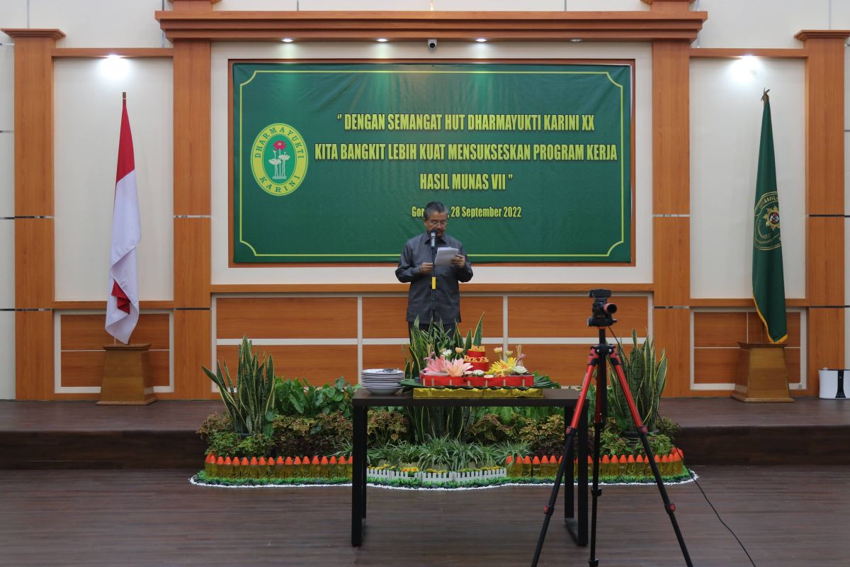 PERAYAAN HUT DHARMAYUKTI KARINI XX CABANG PROVINSI GORONTALO