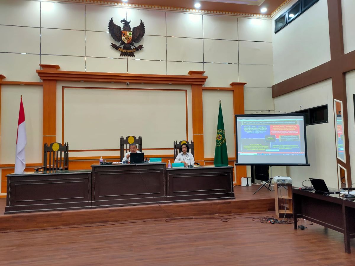 Pembinaan dan Rapat Perdana oleh Ketua Pengadilan Tinggi Gorontalo
