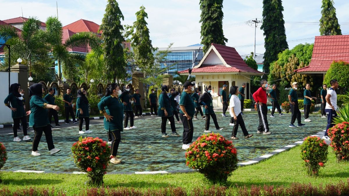 Jum’at Sehat di Pengadilan Tinggi Gorontalo