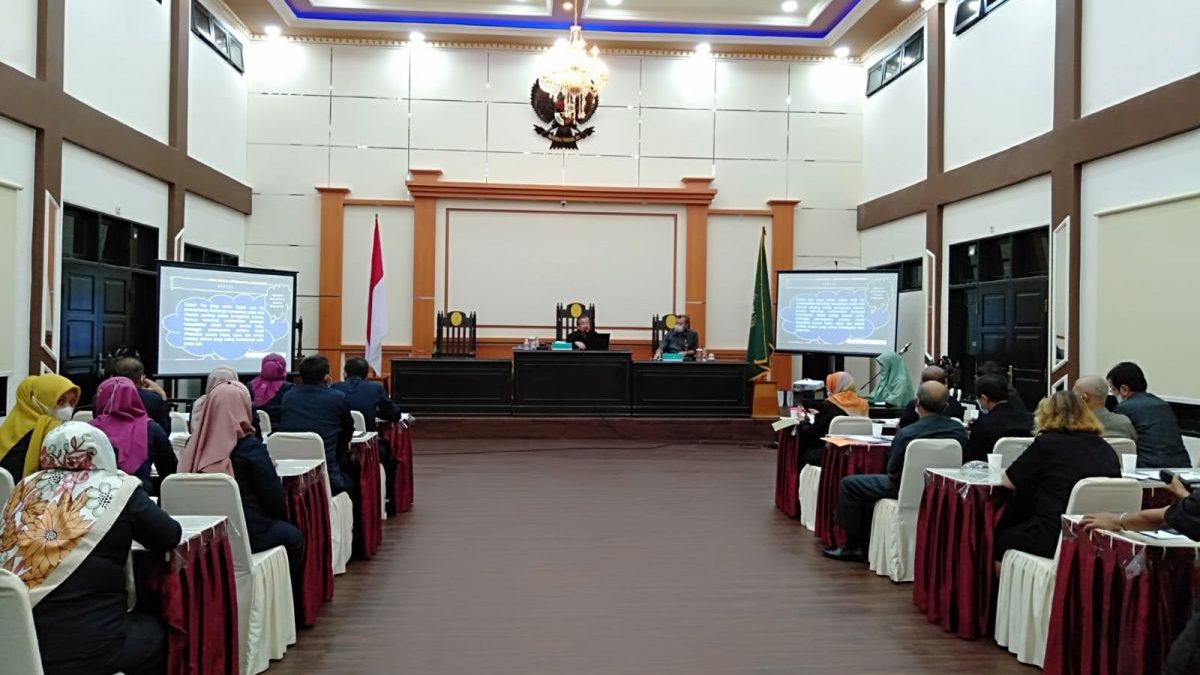 Rapat Evaluasi Kinerja pada Pengadilan Tinggi Gorontalo