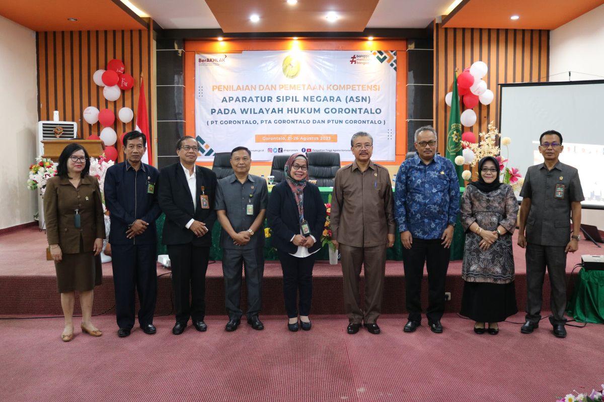 Pembukaan Penilaian dan Pemetaan Kompetensi ASN pada wilayah Hukum Gorontalo