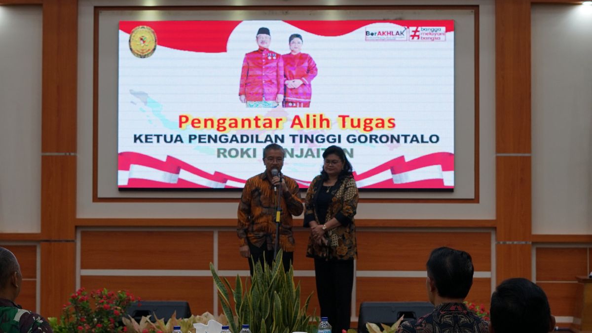 Pengantar Alih Tugas Ketua Pengadilan Tinggi Gorontalo