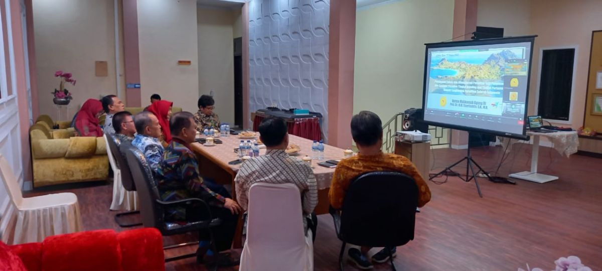Pembinaan Bidang Teknis dan Administrasi Yudisial Secara Virtual oleh Pimpinan Mahkamah Agung RI