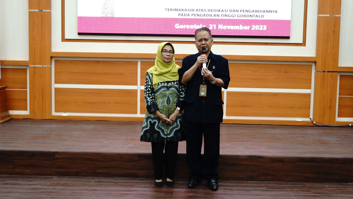 Pengantar Alih Tugas Hakim Tinggi Pengadilan Tinggi Gorontalo