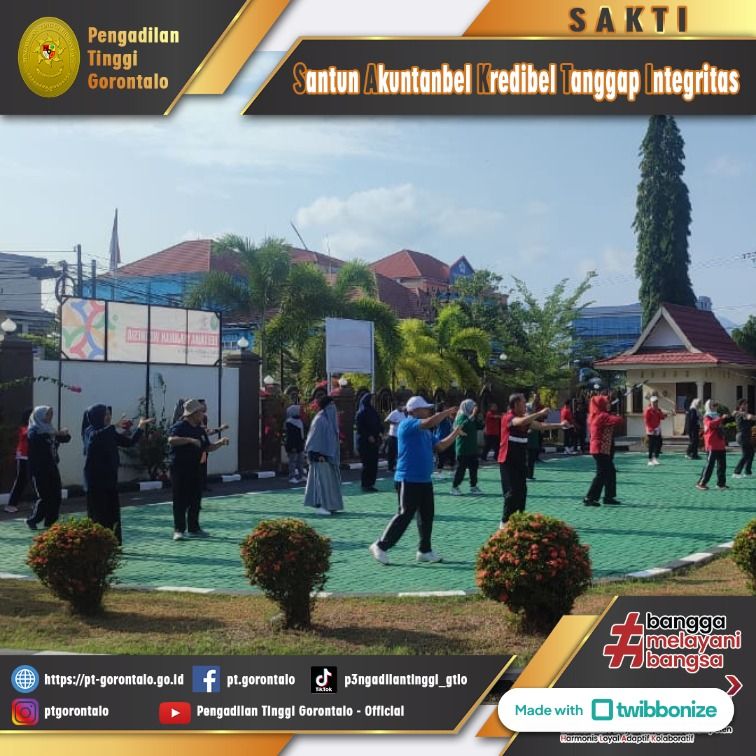 Senam Sehat di Jum’at Pagi