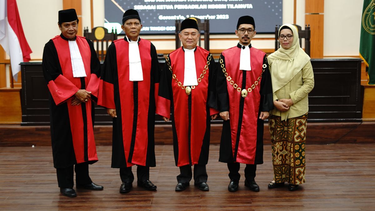 Pengambilan Sumpah dan Pelantikan Ketua Pengadilan Negeri Tilamuta