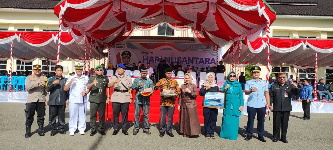 Pengadilan Tinggi Gorontalo Hadiri Upacara Hari Nusantara Nasional Tahun 2023