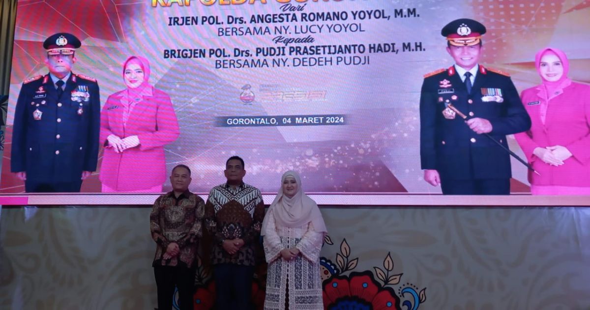 Ketua Pengadilan Tinggi Gorontalo Hadiri Pisah Sambut Kapolda Gorontalo