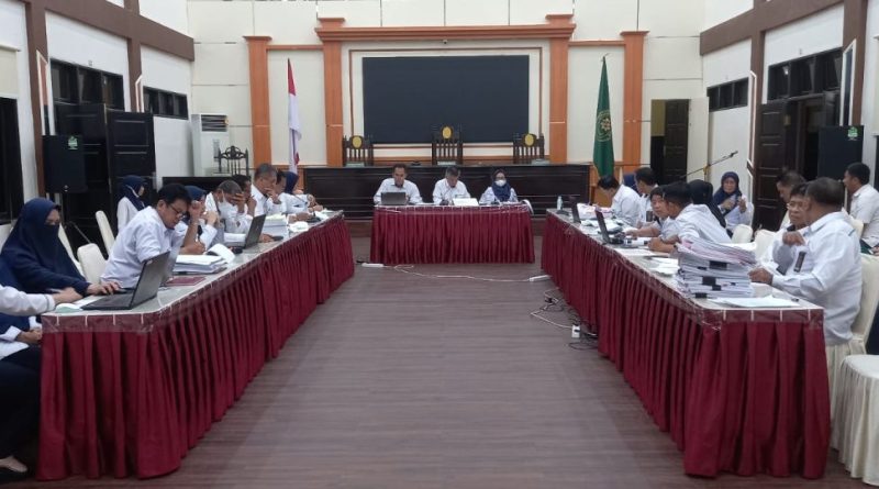 Rapat Pembangunan ZI dan AMPUH pada Pengadilan Tinggi Gorontalo