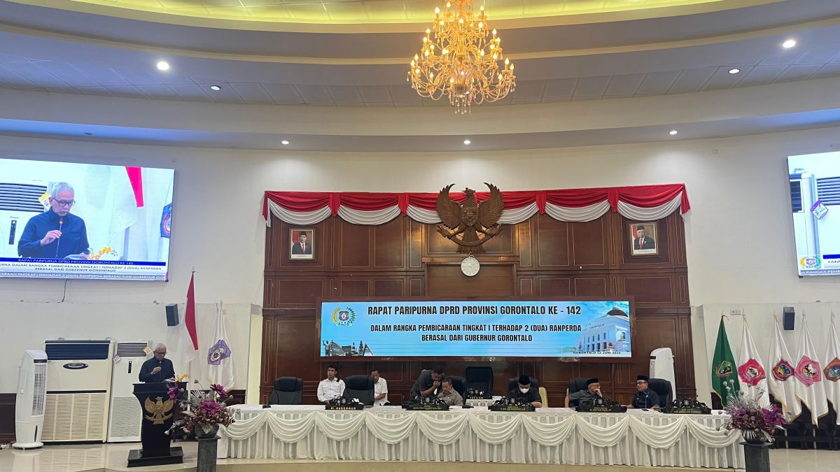 Pengadilan Tinggi Gorontalo Hadiri Rapat Paripurna DPRD Gorontalo Ke-142