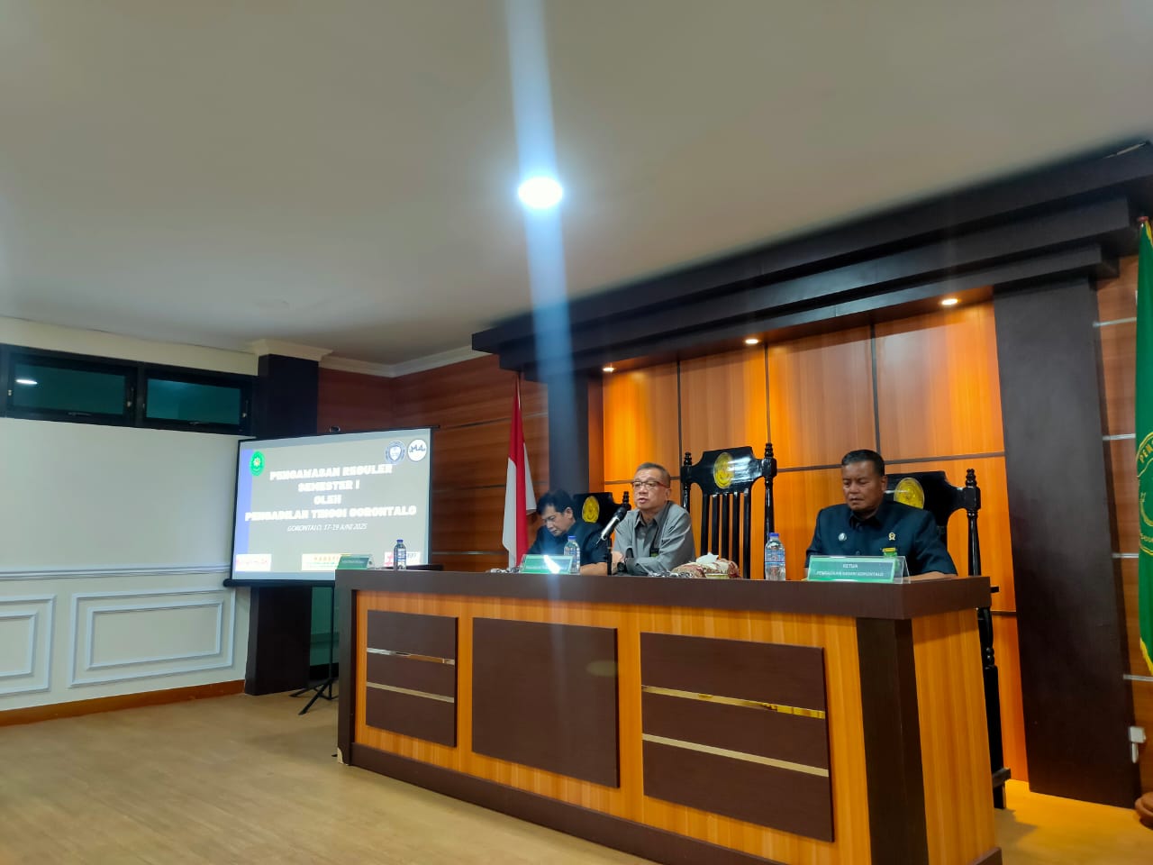 Rapat Pembukaan (Opening Meeting) Pengawasan Reguler Semester 1 Tahun 2025 pada Pengadilan Negeri Gorontalo