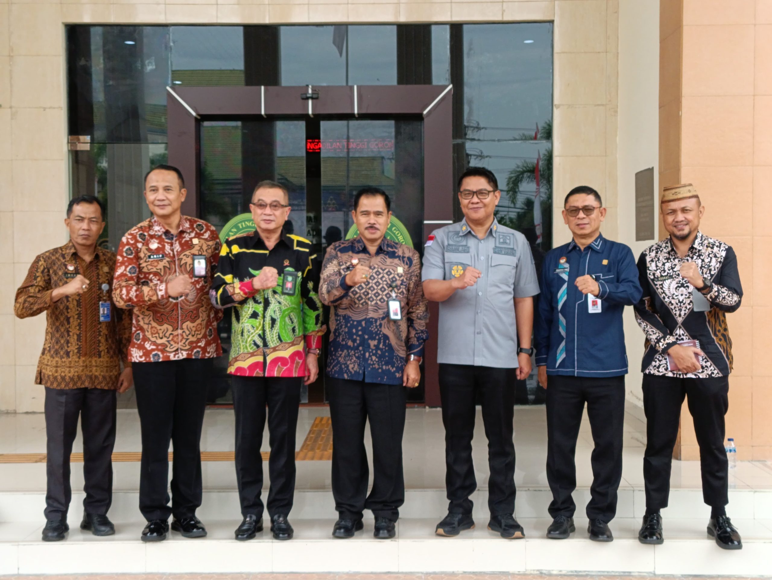 Kunjungan Kepala Kanwil Hukum Gorontalo