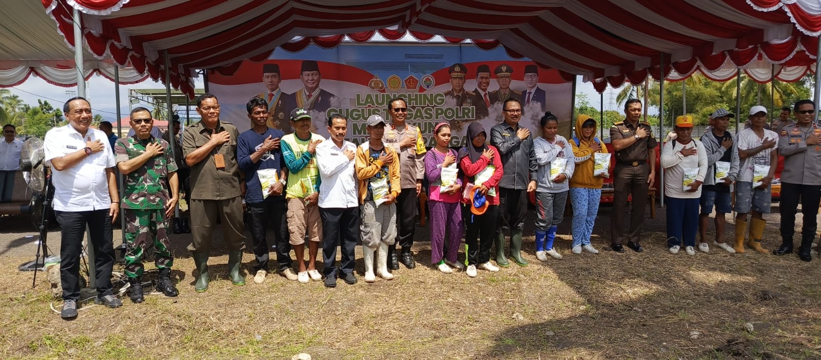 Pengadilan Tinggi Gorontalo Hadiri Launching Gugus Tugas Polri