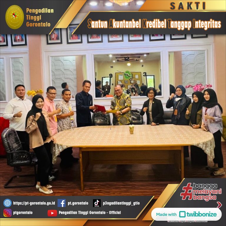 Penandatanganan Nota Kesepahaman antara Universitas Negeri Gorontalo dengan Pengadilan Tinggi Gorontalo